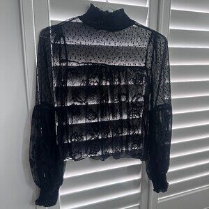 Sheer Lace Top (M)
